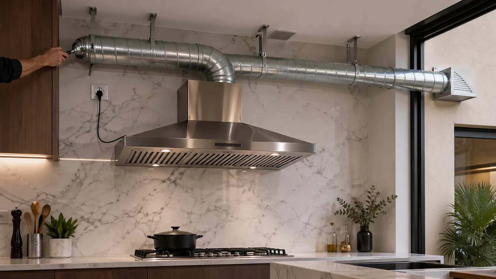 أنظمة شفاطات مطابخ الكويت: التوريد والتركيب وهندسة الدكت