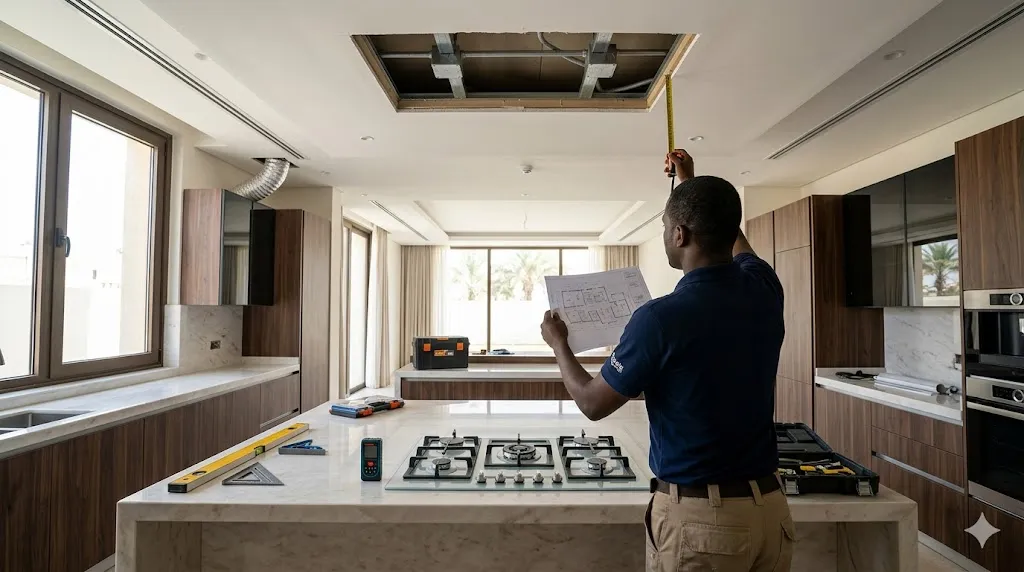 أهم البيانات اللازمة قبل توريد شفاط مطبخ مودرن