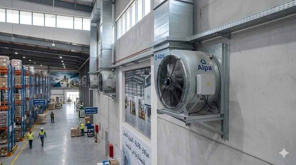 مميزات مراوح Alpa Ventilatoren في الكويت