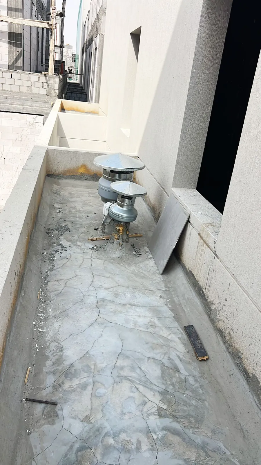 YORK Split AC & Central Ventilation for a Residential Property in Al-Mutlaa — توريد وتركيب تكييف سبلت YORK مع تهوية مركزية لقسيمة في المطلاع