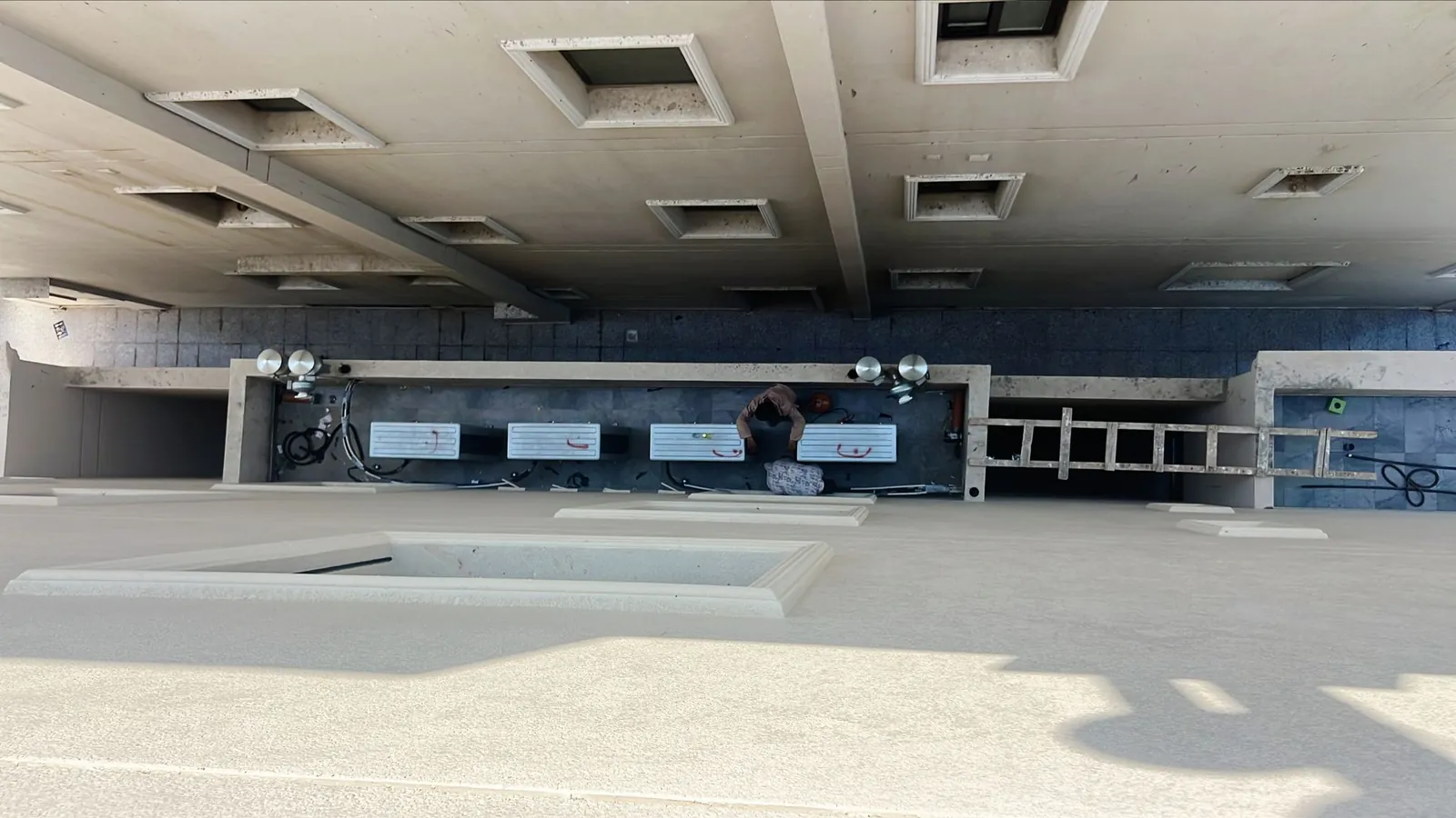 Coolex Split AC & Central Ventilation for a Residence in South Al-Mutlaa — تركيب تكييف Coolex سبلت وتهوية مركزية لقسيمة في جنوب المطلاع