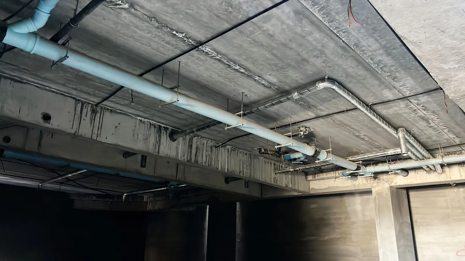 Residential HVAC Ductwork & Rough-In for a Property in Al-Masayel – Kuwait — أعمال دكت وتمديدات تكييف لقسيمة سكنية في المسايل – الكويت