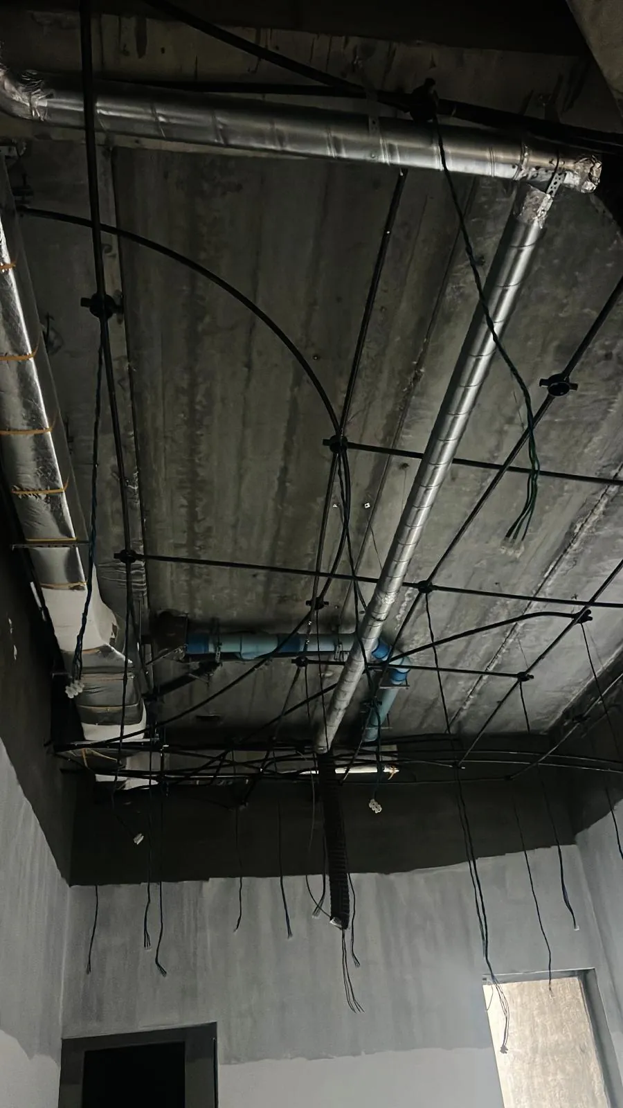 Residential HVAC Ductwork & Rough-In for a Property in Al-Masayel – Kuwait — أعمال دكت وتمديدات تكييف لقسيمة سكنية في المسايل – الكويت