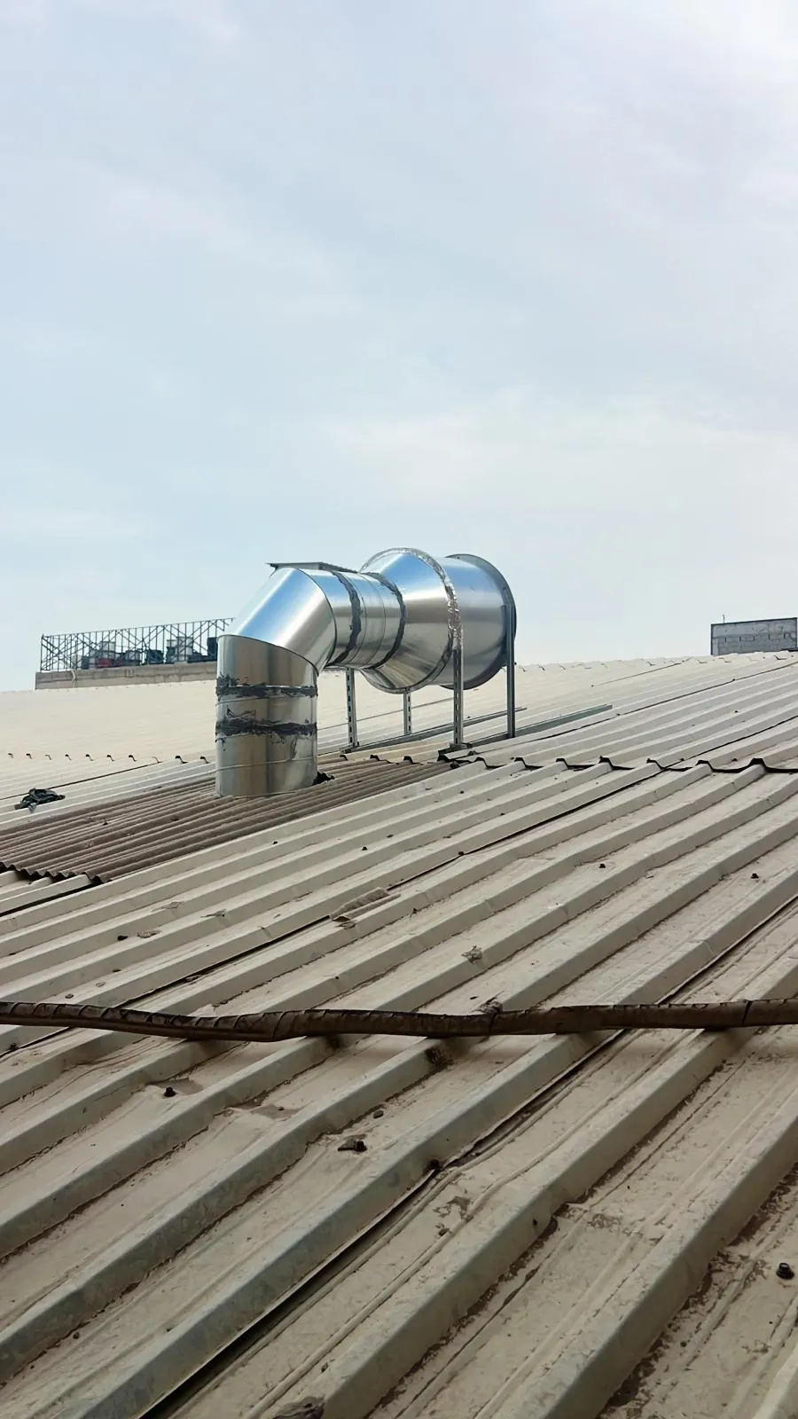 Central Ventilation for an Industrial Workshop in Shuwaikh with ALPA AXF Fans — تنفيذ تهوية مركزية لورشة صناعية في الشويخ بمراوح ALPA AXF