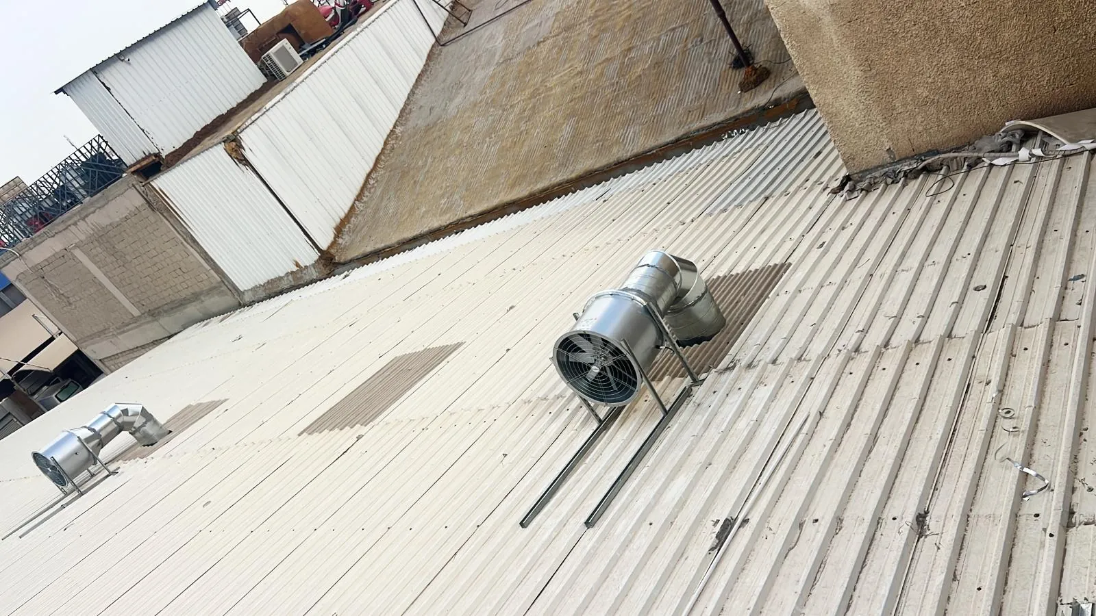 Central Ventilation for an Industrial Workshop in Shuwaikh with ALPA AXF Fans — تنفيذ تهوية مركزية لورشة صناعية في الشويخ بمراوح ALPA AXF
