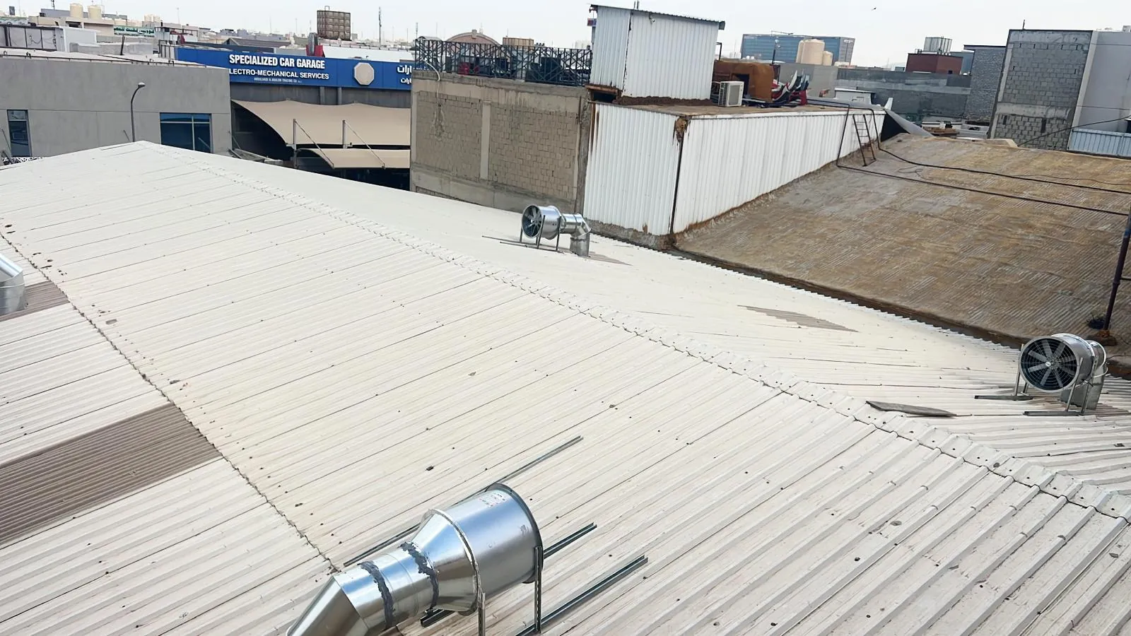 Central Ventilation for an Industrial Workshop in Shuwaikh with ALPA AXF Fans — تنفيذ تهوية مركزية لورشة صناعية في الشويخ بمراوح ALPA AXF
