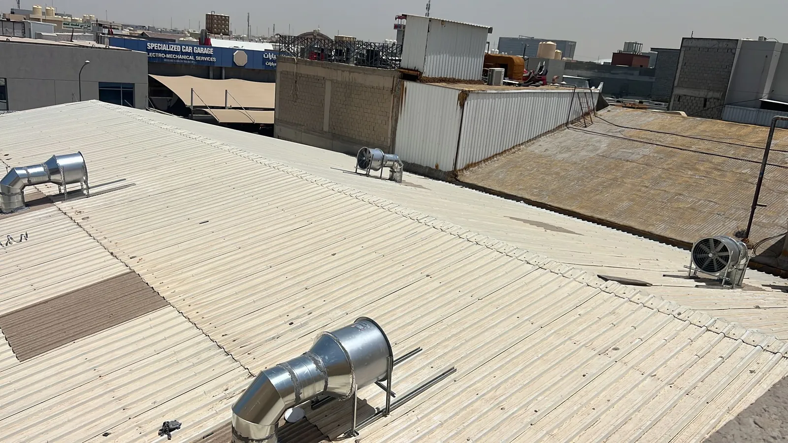 Central Ventilation for an Industrial Workshop in Shuwaikh with ALPA AXF Fans — تنفيذ تهوية مركزية لورشة صناعية في الشويخ بمراوح ALPA AXF