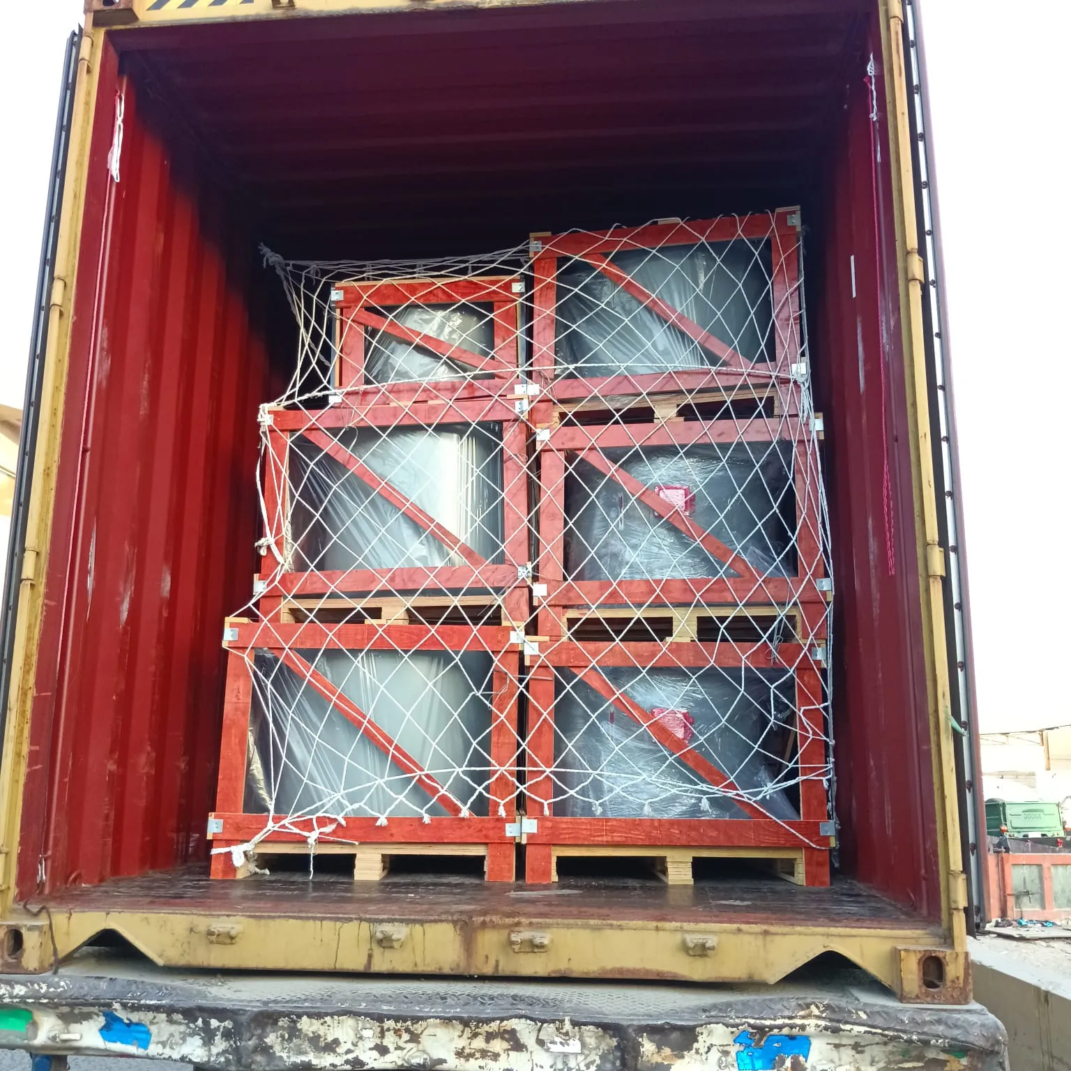 ALPA Industrial Fan Shipment Reception for Ventilation Projects – Kuwait — استقبال شحنة مراوح ALPA الصناعية وتجهيزها لمشاريع التهوية – الكويت